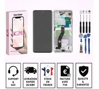 Écran smartphone - KOMI - Galaxy S21 Ultra - LCD avec châssis - Vitre tactile - Prêt à installer