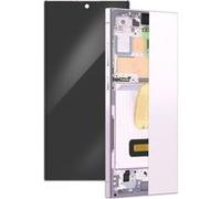 Écran Soft OLED - AVIZAR - Samsung S23 Ultra - Vitre Tactile - Châssis Violet - Verre Flexible