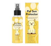 Écran Solaire canin museau - Spray Naturel hydratant pour Chien | Protection Peau Animaux extérieur - Accessoire été Plage Piscine lac Navigation Voyage Kayak Natation Chaleur UV Usage Sport
