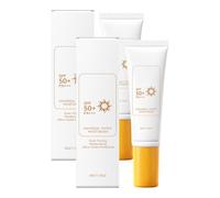 Écran solaire teinté pour visage SPF 50, hydratant universel teinté SPF50 P cran solaire teinté hydratant, sans sensation collante, contre les rayons UVA et UVB
