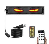 Écran Souple pour Lampe oculaire pour Voiture, Lampe oculaire colorée pour Voitures - Lumières de Voiture à écran Souple Devil Eyes - Lumières de Voiture intelligentes, lumière oculaire Amusante pour