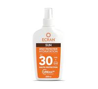 ECRAN® - Spray Protecteur Hydratant - Haute Protection - Technologie vitEox80 - Vitamine E - Protection UVA, UVB, Lumière Bleue, Coups de Soleil - Protection Solaire SPF 30 - Bronzage naturel