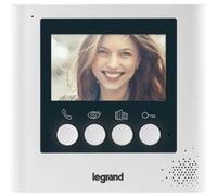 Legrand - Écran pour poste intérieur supplémentaire - 4,3pouces - blanc
