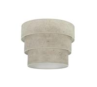 Écran Suspendu Triple Smile E27 Ciment Gris 40dx20dx26h