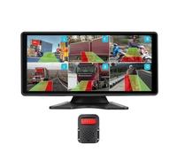 Écran Tactile 10,36 Pouces, 6 canaux, écran partagé, détection AI, caméras de recul Avant et arrière for Caravane Camping-Car(Screen with Alarm)