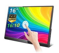 Écran tactile 16 pouces 1920x1200 16:10 HD IPS, écran secondaire pour ordinateur portable PS4/PS5, Xbox Switch, PC Gamer