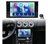 Écran tactile 7" Android 13 Autoradio pour Toyota MR2 Roadster 2000-2007 2+ | Caméra de recul 2 DIN pour MR2 Roadster avec Wireless CarPlay Android Auto Bluetooth WiFi 5G GPS Navigation FM Radio SWC AHD