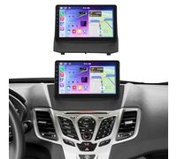Écran tactile 9" Android 15 Autoradio pour Ford Fiesta 2009-2014 2G+64G | 2 DIN pour Fiesta avec Wireless CarPlay Android Auto WiFi Bluetooth GPS Navigation FM RDS Radio SWC Caméra de recul Plug