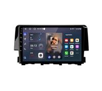 Écran Tactile Audio de Voiture pour Honda Civic 10th 10gen 2015-2021 Bluetooth Voiture Stéréo WiFi Récepteur Radio FM USB Lien Miroir Auto Navi, 4 Nuclear 1G+16G
