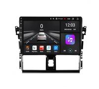 Écran Tactile Audio de Voiture pour Toyota Vios 2014-2016 Carplay & Android Auto sans Fil | Bluetooth 5.0 | Commande Vocale Compatible Caméra de, 8 Nuclear 4G+64G