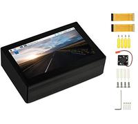 Écran tactile capacitif DSI LCD de 4,3" avec étui de protection pour Raspberry Pi 4 B/3 B+/3 B, résolution 800 × 480, grand angle, interface MIPI DSI