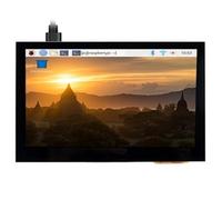 Écran tactile capacitif LCD de 4,3" compatible avec Raspberry Pi 800 × 480 pixels Résolution HDMI Interface IPS Panneau divers appareils et systèmes compatibles Jetson Nano PC Windows