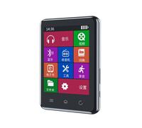 écran tactile de 2,8 pouces 8G 32G Bluetooth 5.0 Lecteur MP3 Support audio portable Enregistreur de radio FM E-Book Horloge vidéo, 32 Go
