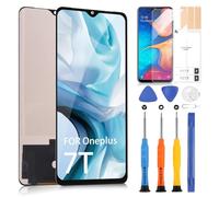 Écran tactile de rechange pour OnePlus 7T avec écran LCD 1 + 7T - Numériseur HD1900, HD1907, HD1905 - Avec kits de réparation (sans fonction Figerprint, Incell)