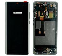 Écran Tactile Digitizer En Verre + Cadre Noir Pour Huawei P30 Pro