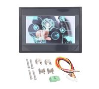 Écran tactile HMI industriel 7 pouces TFT LCD panneau de commande PLC avec 12 entrées 8 sorties relais DC 24 V 5 A pour série FX3U compatible avec le logiciel de programmation PLC