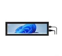 Écran tactile IPS 8,8" 480 x 1920 pour mini PC | Pour consoles Raspberry Pi, écran secondaire, surveillance en temps réel, boîtier en métal