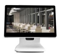 Écran tactile LCD 15,6" pour systèmes de vente au détail, résolution 1366 x 768, compatible Windows, connectivité USB et VGA