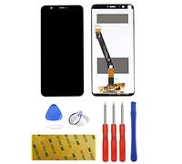 Écran Tactile LCD Compatible avec Huawei P Smart Fig-LA1 LX1 LX2 LX3/ Enjoy 7S Noir Vitre De Remplacement Touche Écran D’Affichage avec Kit Adhésif 3M, D’Outils Complet De Réparation(sans Cadre)