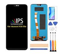 Écran Tactile LCD de Remplacement pour Huawei P20 Lite/Nova 3e ANE-LX2 ANE-L22 ANE-LX1 avec Protection d'écran et Outils Noir
