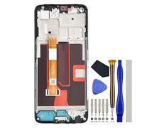 Écran tactile LCD de remplacement pour OnePlus Nord N200 5G DE2118 Noir avec kit d'outils et cadre d'écran