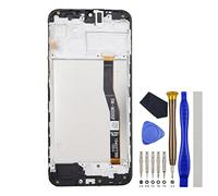 Écran tactile LCD de remplacement pour Samsung Galaxy M20 SM-M205F avec cadre et kit d'outils Noir 6,3"