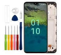 Écran tactile LCD Duotipa de rechange pour N-okia C110 N156DL 6,3" avec kit d'outils de réparation techniques, noir.