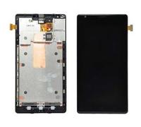 Ecran tactile + LCD noir pré-monté sur châssis de remplacement pour Nokia Lumia 1520 Noir G
