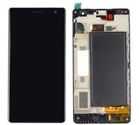 Ecran tactile + LCD noir pré-monté sur châssis de remplacement pour Nokia Lumia 730 et Nokia Lumia 735 Noir G