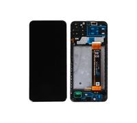 Ecran tactile + LCD noir sur châssis noir de remplacement pour Galaxy A13 4G (SM-A135F et SM-A137F) et Galaxy M13 4G (SM-M135F)