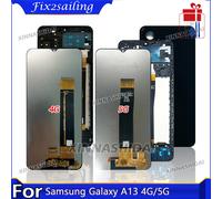 Écran tactile LCD TFT pour Samsung Galaxy A13 4G 5G, ensemble numériseur, remplacement d'écran LCD pour Samsung A13 4G 5G 4G Blue Frame Cover
