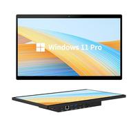Écran Tactile PC Industriel-HEIGAOLAPC Win 11 Pro 15,6" Ordinateur Tout-en-un avec Caméra Intégrée 5Mpx, Panel Tablette Tactile PC N5095 8Go RAM 128Go ROM, 1920*1080 IPS, 4xUSB3,0, Type-C, HDMI, LAN