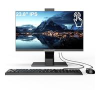 Écran tactile PC tout-en-un Core i7 (jusqu'à 3,8 GHz) 8 Go de RAM 512 Go SSD Win 11 Pro, PC tout-en-un de bureau écran tactile pop-up Webcam double bande WiFi Blutooth 4.2 filaire souris et clavier
