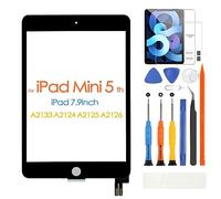 Écran tactile pour iPad Mini 5 7.9 2019 5ème génération, numériseur tactile pour iPad 7.9 2019 A2133 A2124 A2126, écran tactile avant, avec outils de réparation, sans bouton Accueil (Noir)