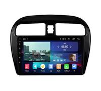 Écran Tactile Radio pour Voiture pour Mirage Attrage Space Star 2012-2018 HD Écran Tactile, Aux/FM, Microphone, Mirror Link, Caméra de Recul, Contrôle Vocal, Eq, 4 Nuclear 2G+32G