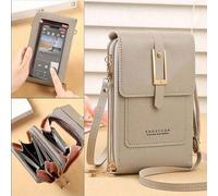 Écran Tactile Sac De Téléphone Mini Sac À Bandoulière Avec À Rabat Couverture , Mode En PU Bourse Avec Carte Machines À Sous Taille UniqueLettresPolyuréthane