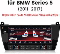 Écran tactile voiture Climatisation Chauffage Climatisation Panneau de contrôle Pour BMW Série 5 2011-2017