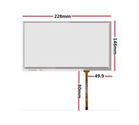 Écran tactile YTHYTHYTH10,1 pouces à quatre fils, 228 x 148 pixels, pour LCD HSD101PWW1B101EW05V.1