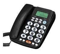 Écran téléphonique anglais pour bureau à domicile avec numéros d'appel, appareil de communication facile à utiliser et efficace qui apprécie des appels clairs