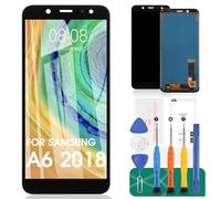 Écran TFT LCD de Remplacement pour Samsung Galaxy A6 2018 A600 A600F/DS A600FN A600G/DS A600FN/DS 6" LCD Display Touch Screen Digitizer Nouvel Assemblage (Pas d'origine AMOLED) Noir