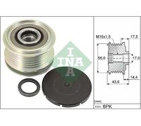 Écran thermique d'échappement 535 0105 10 INA pour RENAULT NISSAN DACIA AUDI