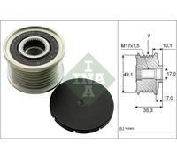 INA Poulie débrayable d'alternateur 0009064022 1202345 231000024R convient pour MERCEDES-BENZ Vito Tourer (W447) Vito Van (W447) Vito Mixto (W447) Marco Polo Camper (W447) pour OPEL Movano B Van (X62)