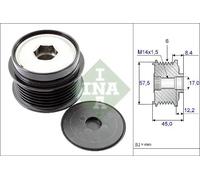 Écran thermique d'échappement 535 0174 10 INA pour JEEP CHEROKEE
