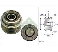 Poulie roue libre, alternateur INA 535 0180 10