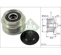 Écran thermique d'échappement 535 0199 10 INA pour TOYOTA YARIS YARIS VERSO VAN