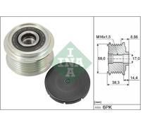 Poulie roue libre, alternateur Schaeffler INA 535 0296 10