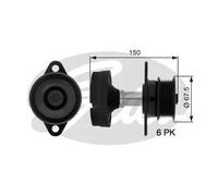 Écran thermique d'échappement OAP7045 GATES pour FORD FOCUS I FOCUS I Turnier