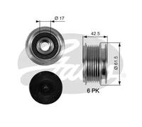 Écran thermique d'échappement OAP7047 GATES pour AUDI SKODA VW SEAT