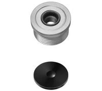 Hella Poulie roue libre d'alternateur 9XU 358 038-411 Filetage M16x1,5 6 gorges avec cache