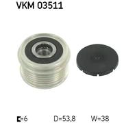 Écran thermique d'échappement VKM 03511 SKF pour SAAB OPEL BMW CHEVROLET